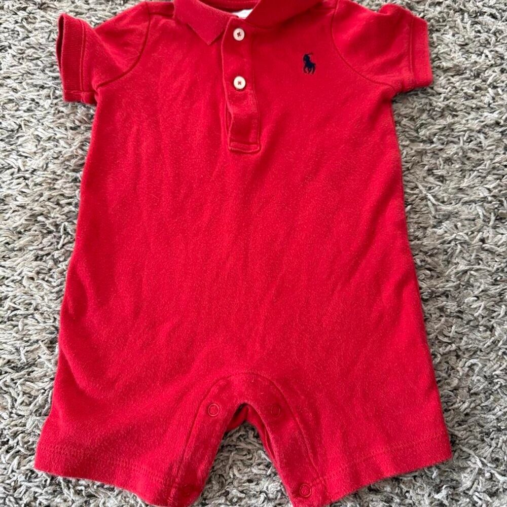 Polo-ralph-lauren Men's Red Playsuit-romper